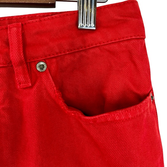 Golden Goose Red Mid-Rise Jeans - Picture 4 of 16